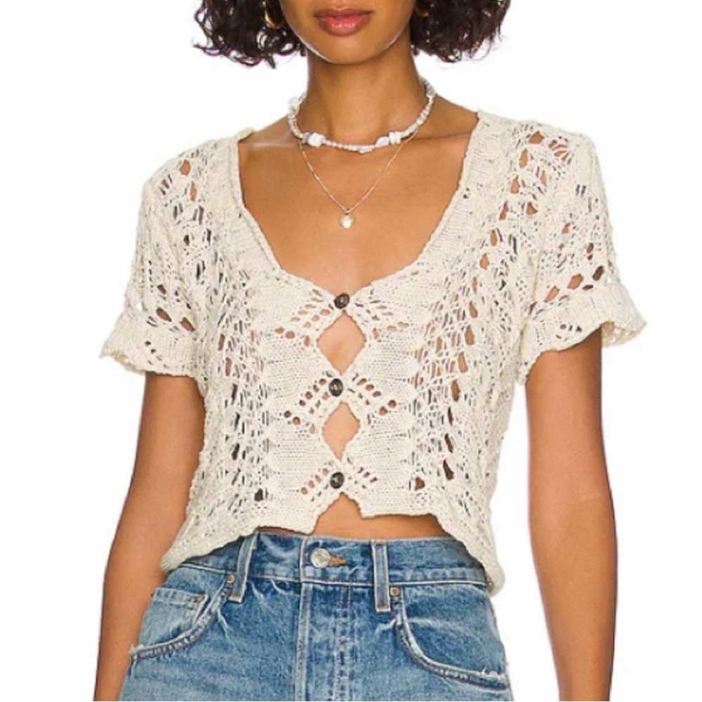 Free people crochet top